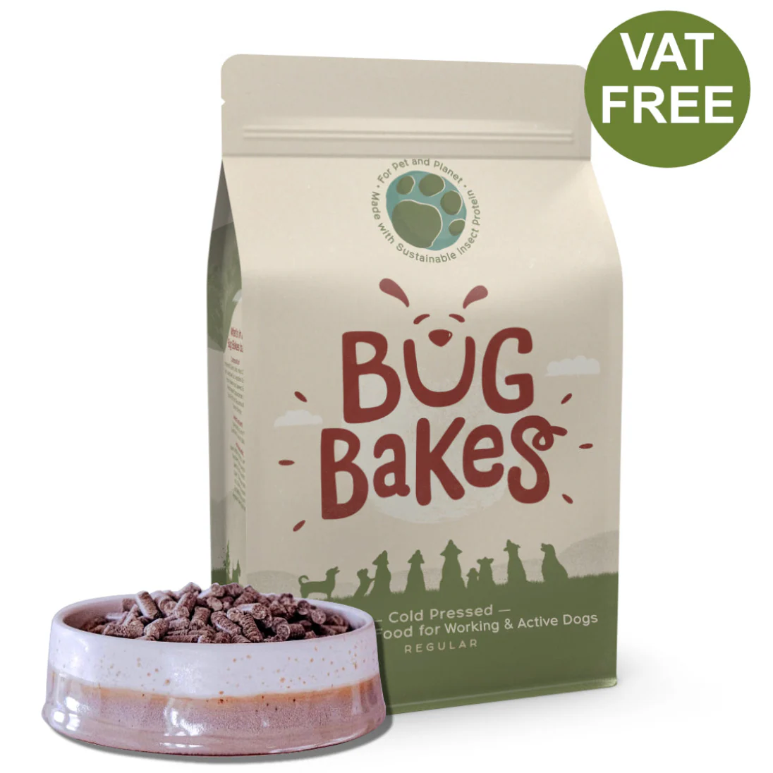 Regular - Hypoallergenic Dry Dog Food Insect Protein Cold-Pressed - Image 2