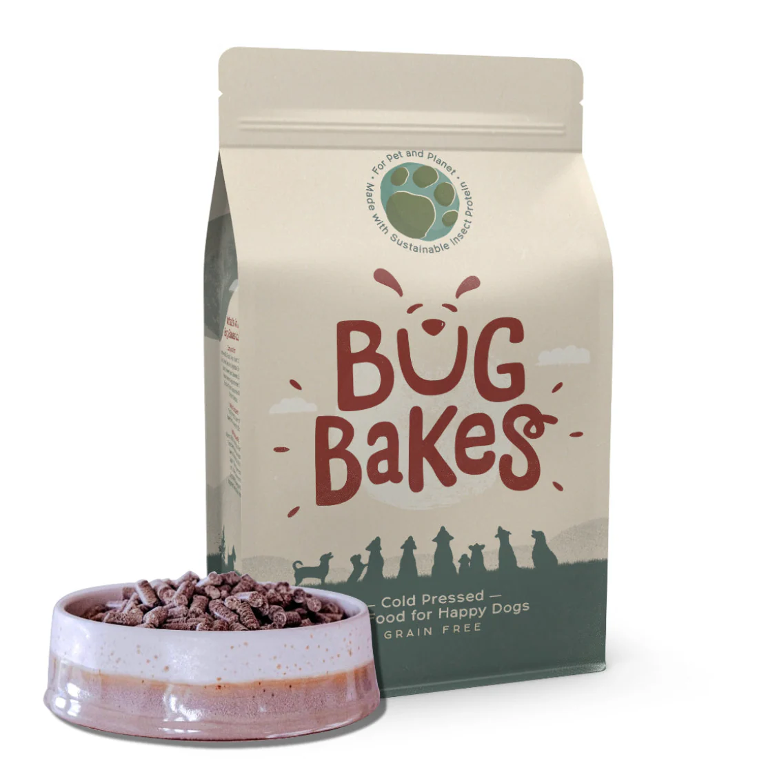 Grain Free - Hypoallergenic Cold-Pressed Insect Protein Dry Dog Food